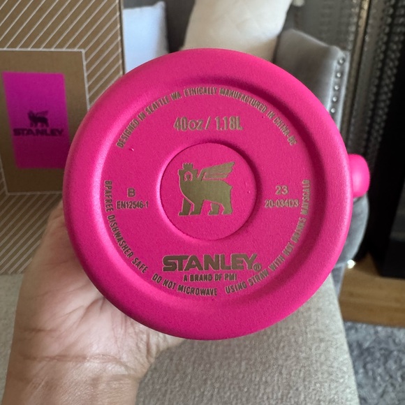 Stanley’s Hot Pink 40oz Tumbler with LV designs. New. - Picture 5 of 8